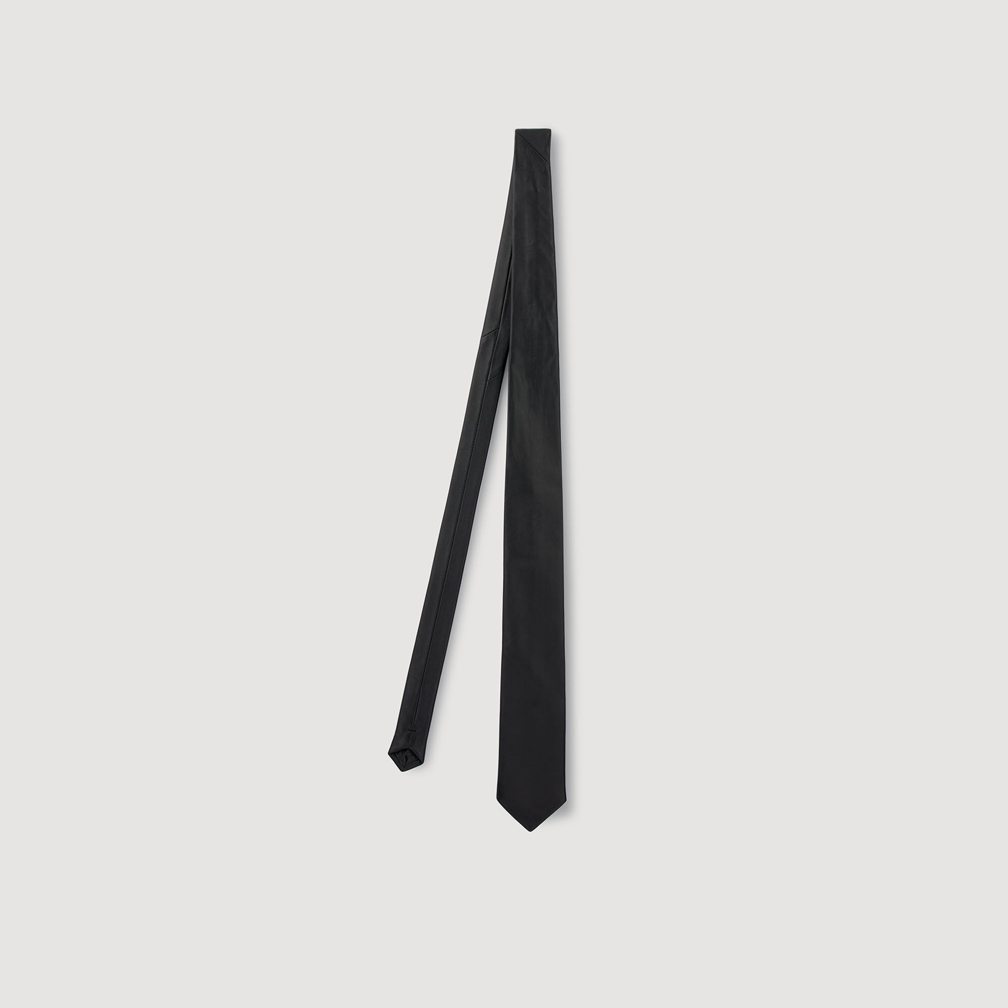 OVERSIZE LEATHER TIE - 3