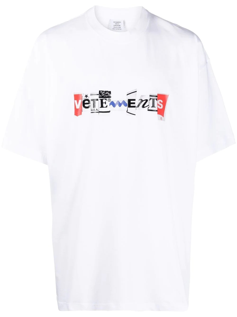 logo-print cotton T-shirt - 1