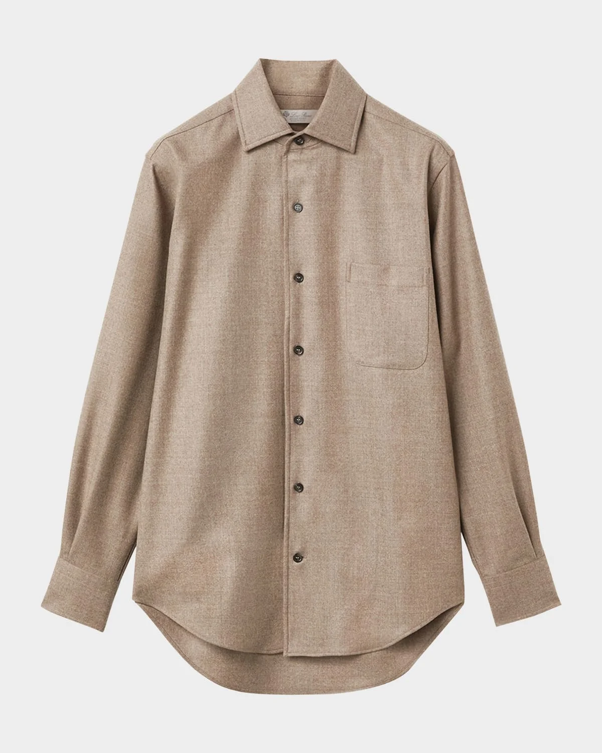 Andre Wool Button-Down Shirt - 1