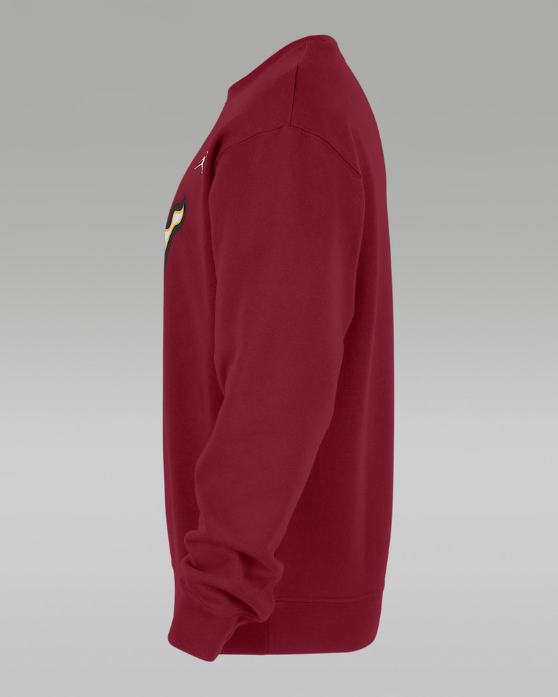 Miami Heat Statement Essentials Men's Jordan NBA Fleece Crew-Neck Sweatshirt 3