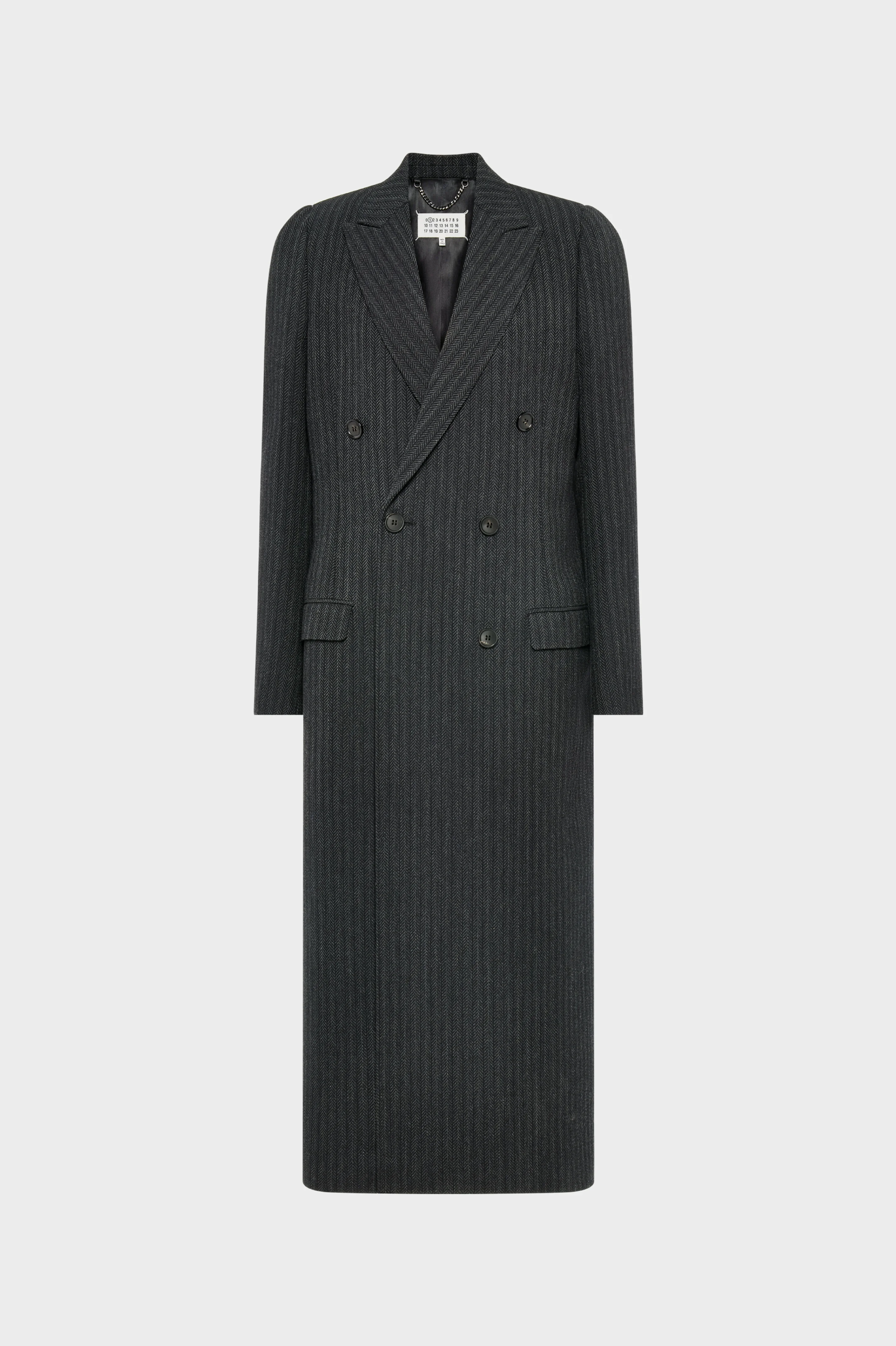 Virgin Wool Long Coat - 1