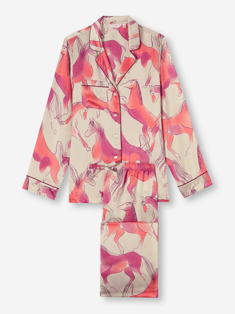 Women's Pyjamas Brindisi 96 Silk Satin Cream - 1