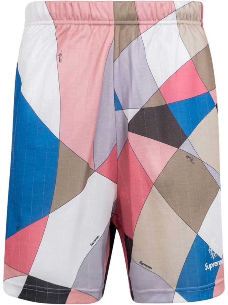 x Emilio Pucci Fantasia-print track shorts - 1
