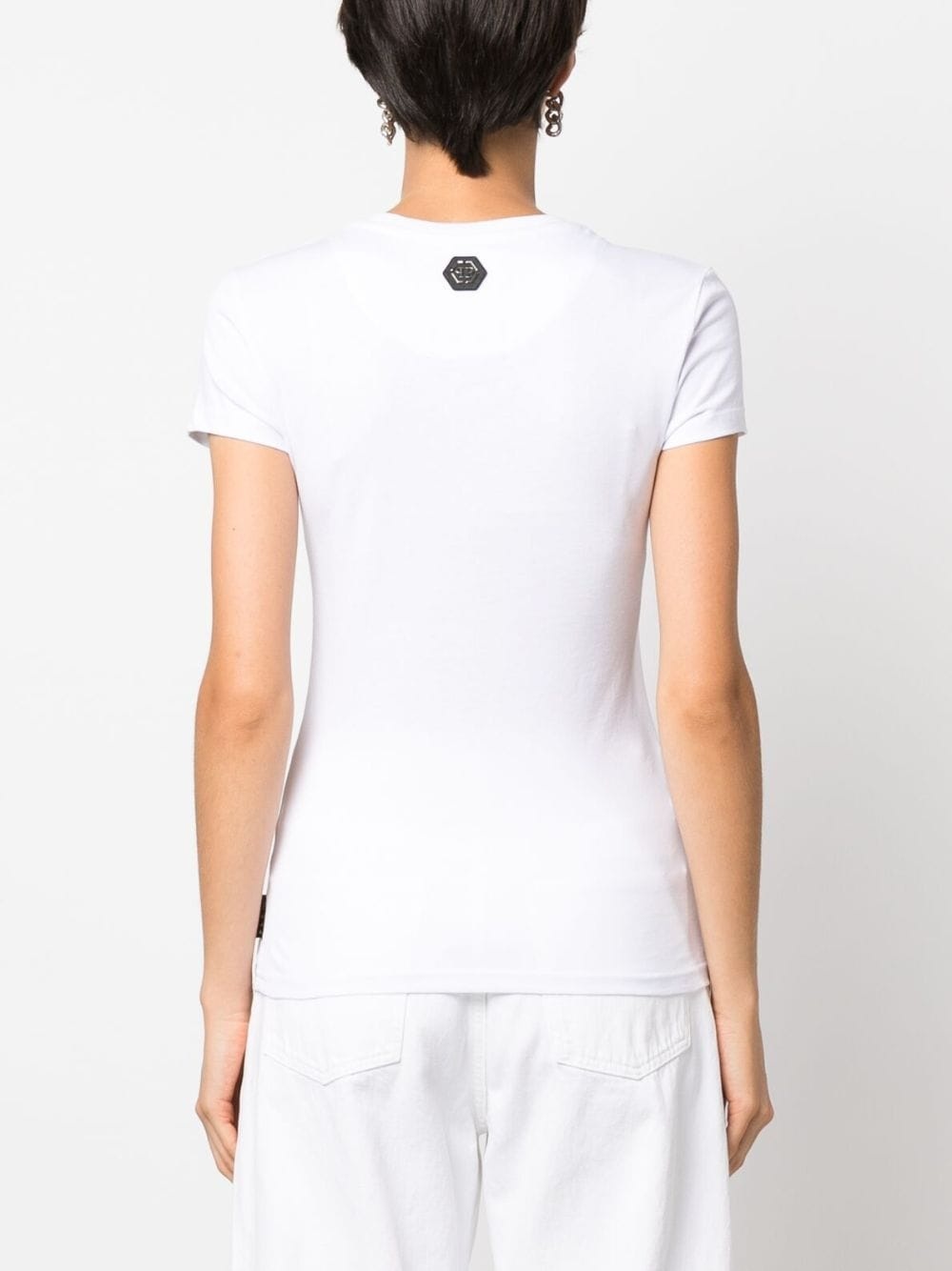 love-print short-sleeve T-shirt - 4