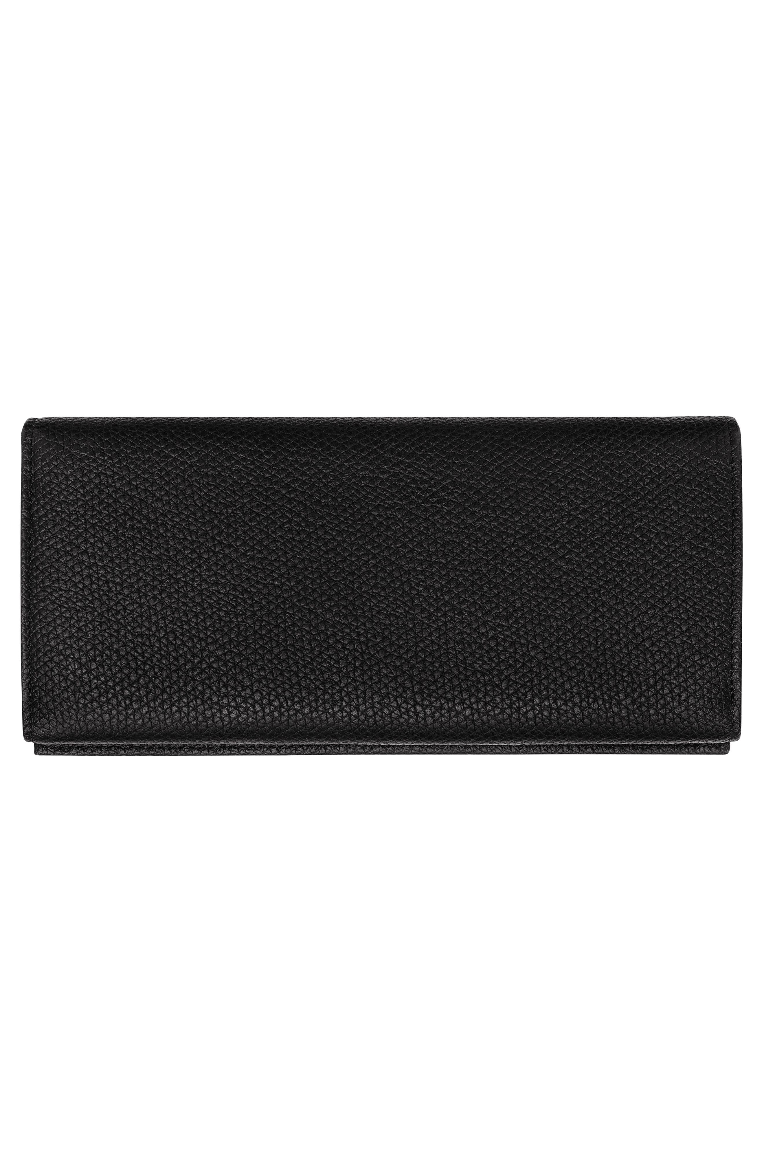 Longchamp Le Roseau Long Continental Wallet in Black at Nordstrom - 3