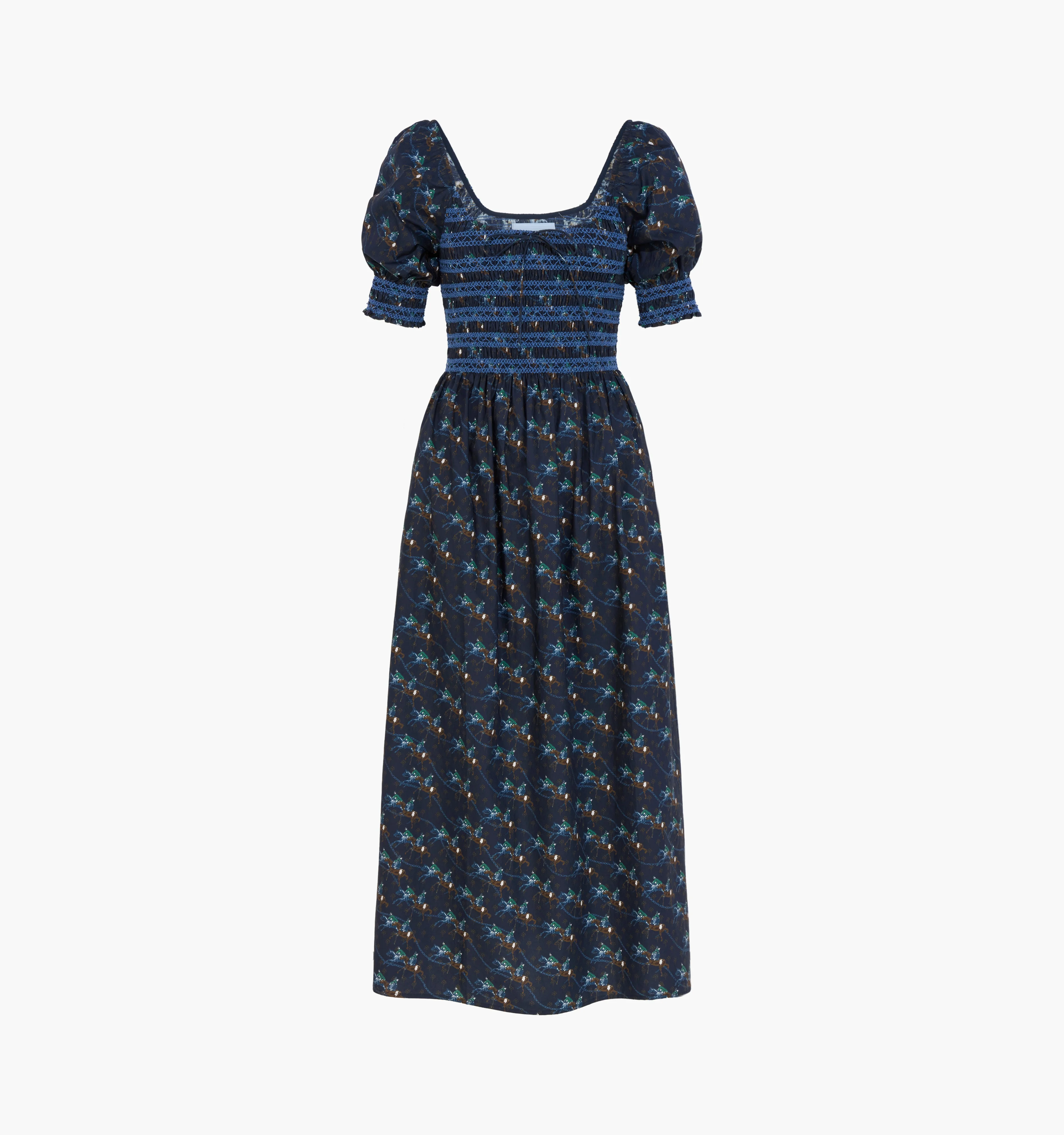 The Madeline Nap Dress - Clydesdale Canter Navy - 1