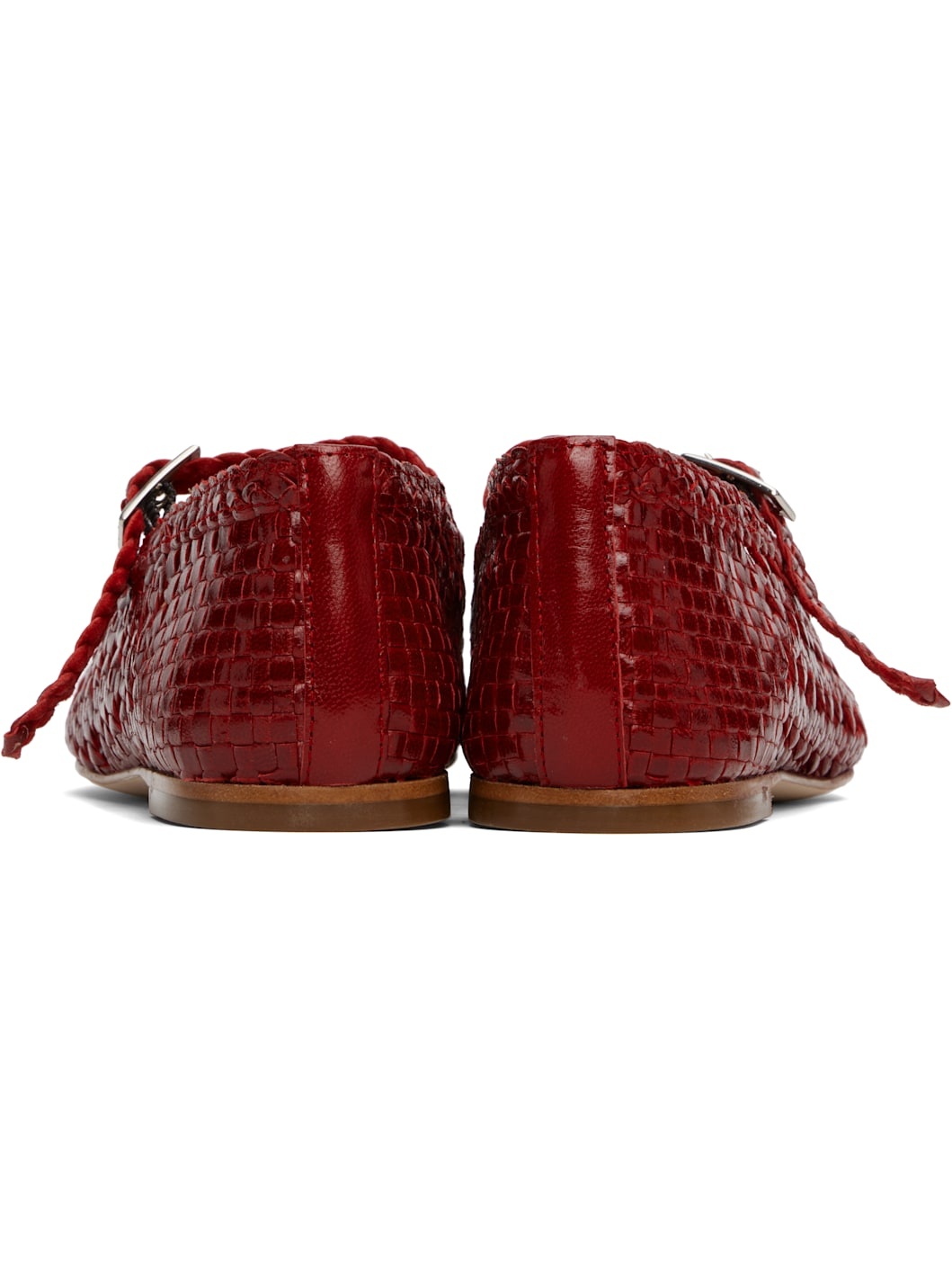 Red Yeida Ballerina Flats - 2