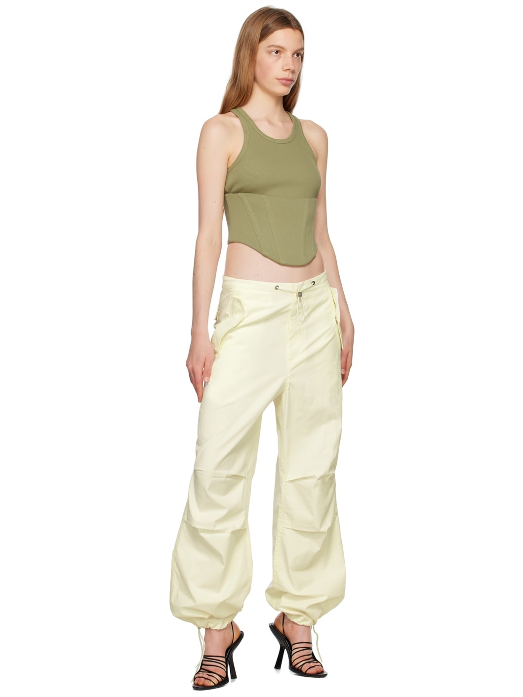 Khaki Float Tank Top - 4
