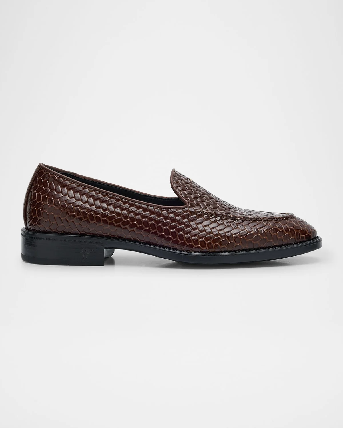 Men's Sorrento 15 Woven Leather Loafers - 1