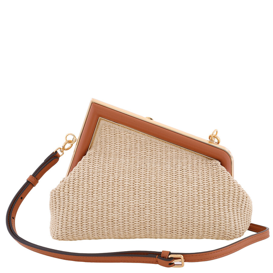 Fendi Texture Weave Straw Bag - 5