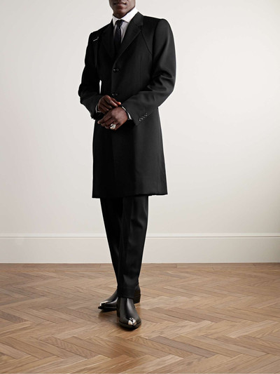 Alexander McQueen Slim-Fit Harness-Detailed Wool-Twill Coat outlook
