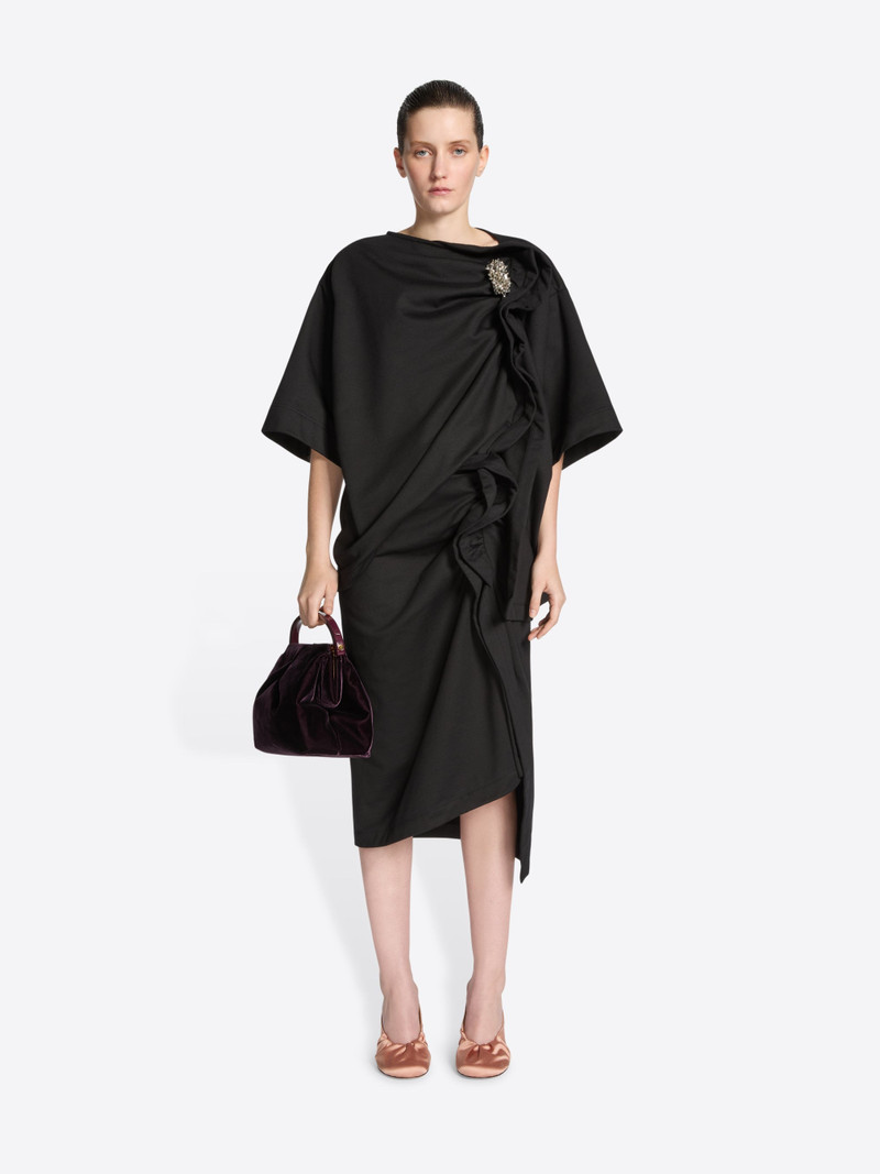 Dries Van Noten RUFFLED COTTON SKIRT outlook