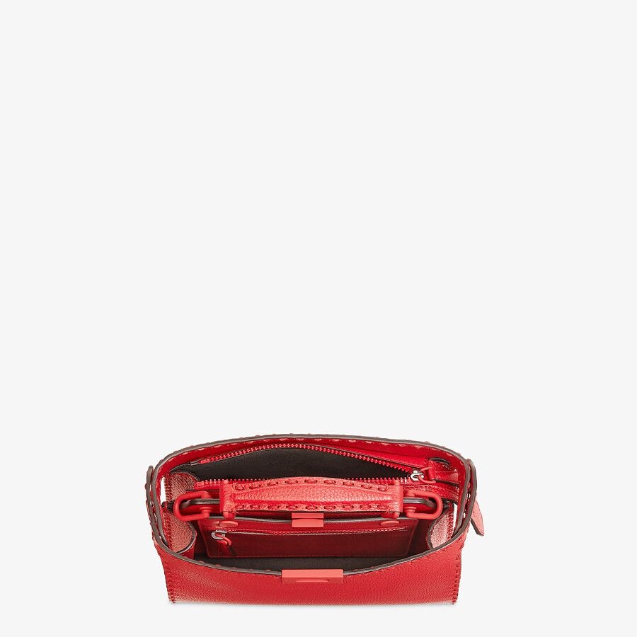 Red leather bag - 5