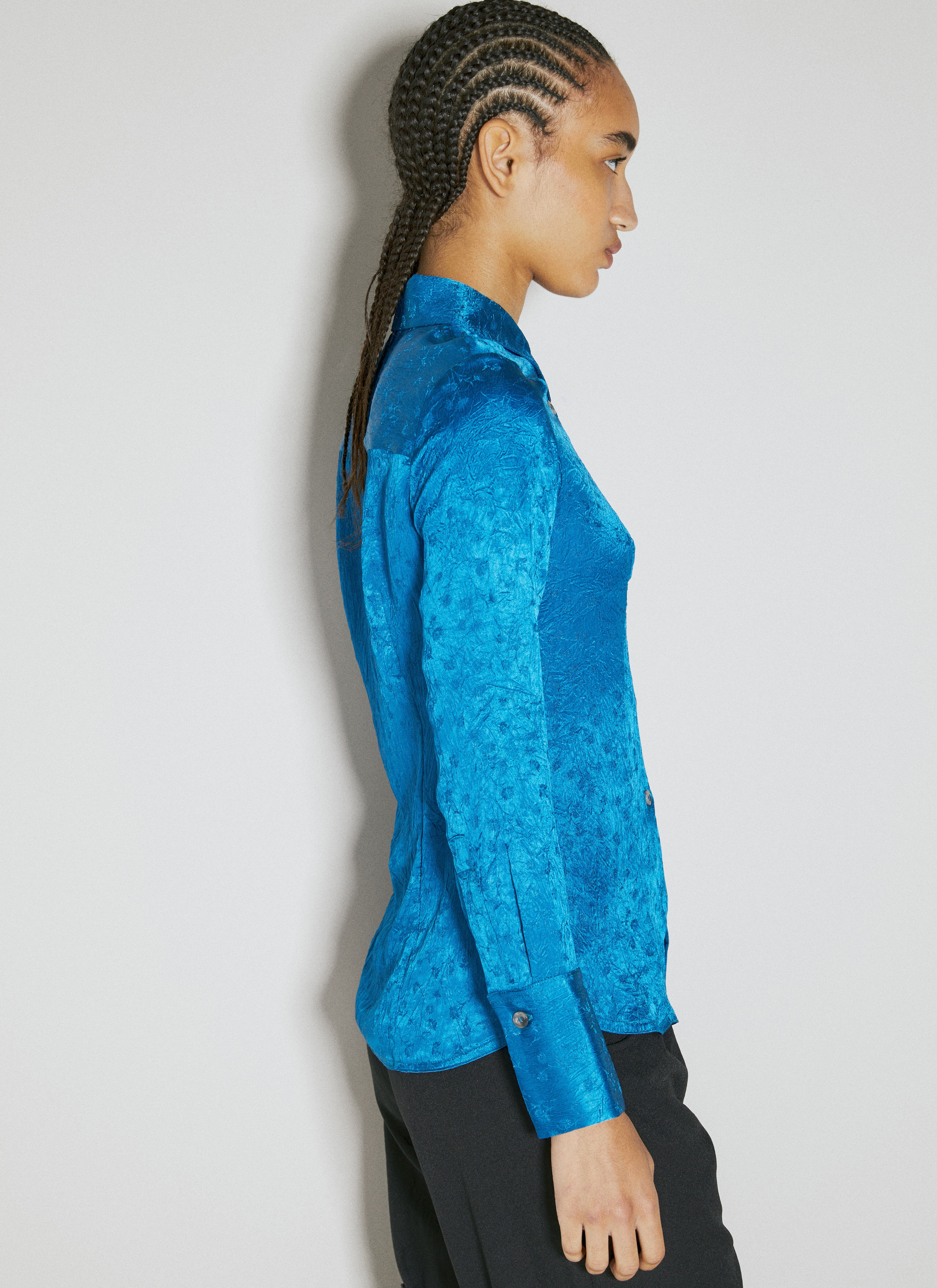 Crinkle Fitted Shirt - 4