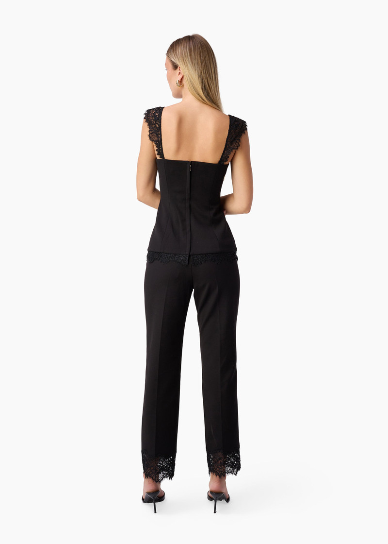CHEYENNE HIGH RISE CROPPED PANT BLACK 4