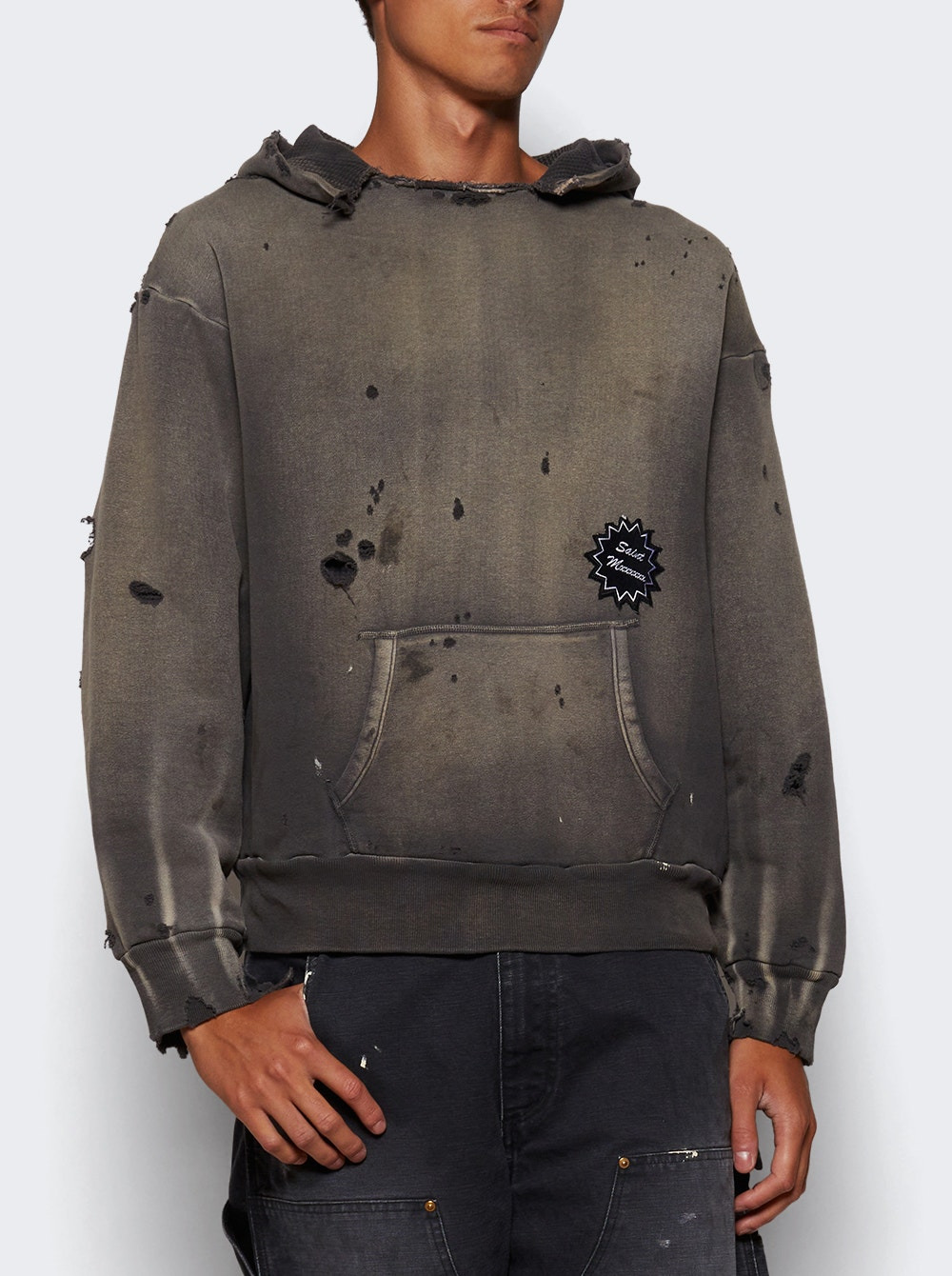Double Face Hoodie Black - 2