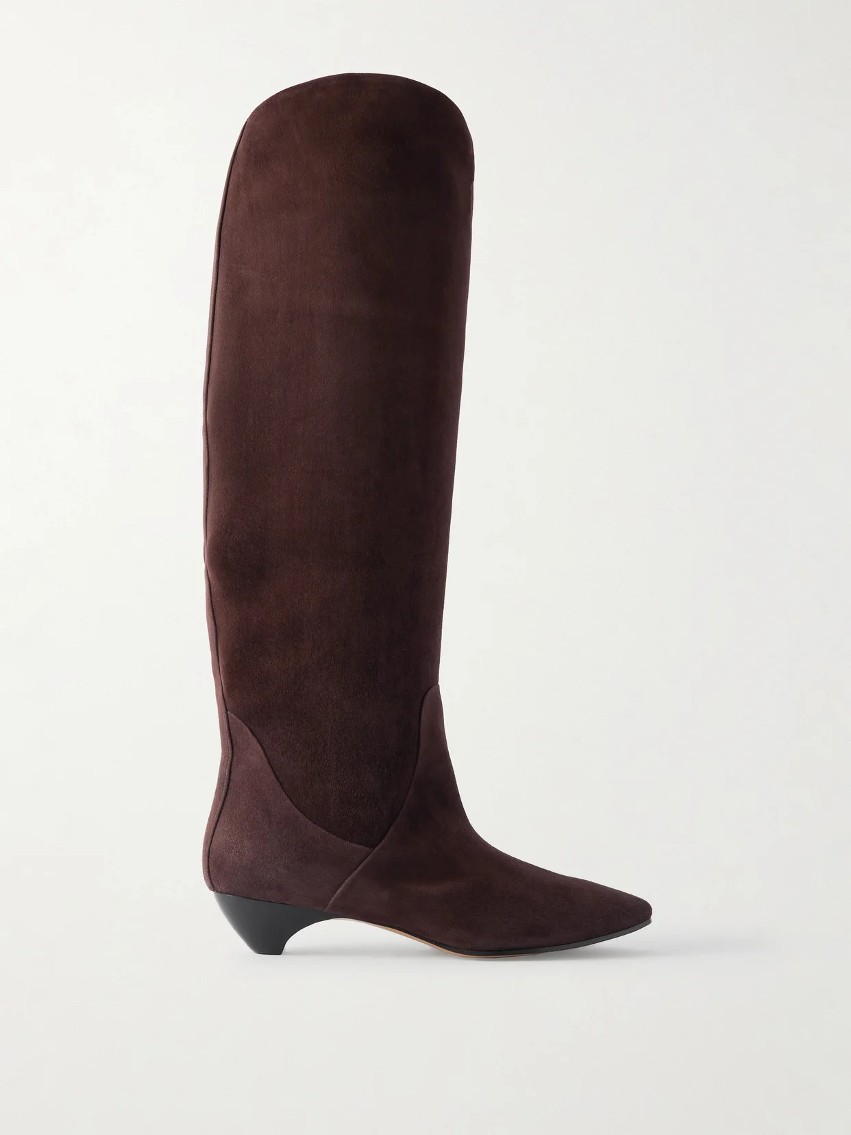 Allegra Suede Riding Boots - 1