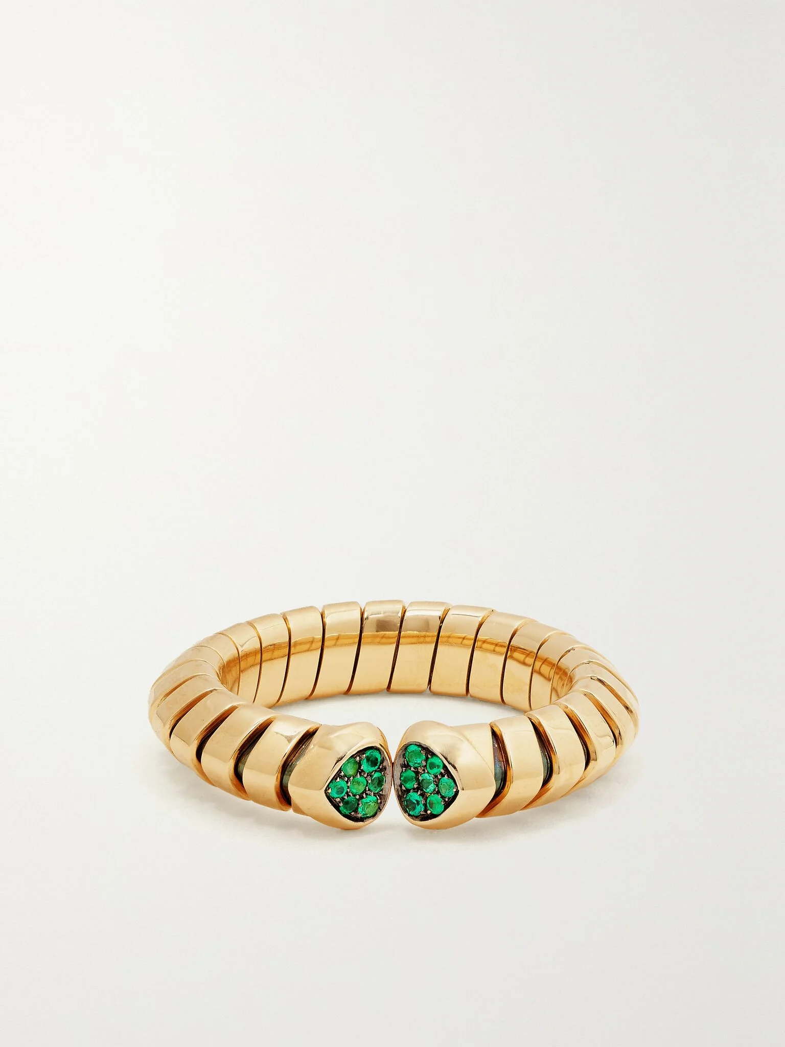Trisolina 18-karat gold emerald ring Gold - 1