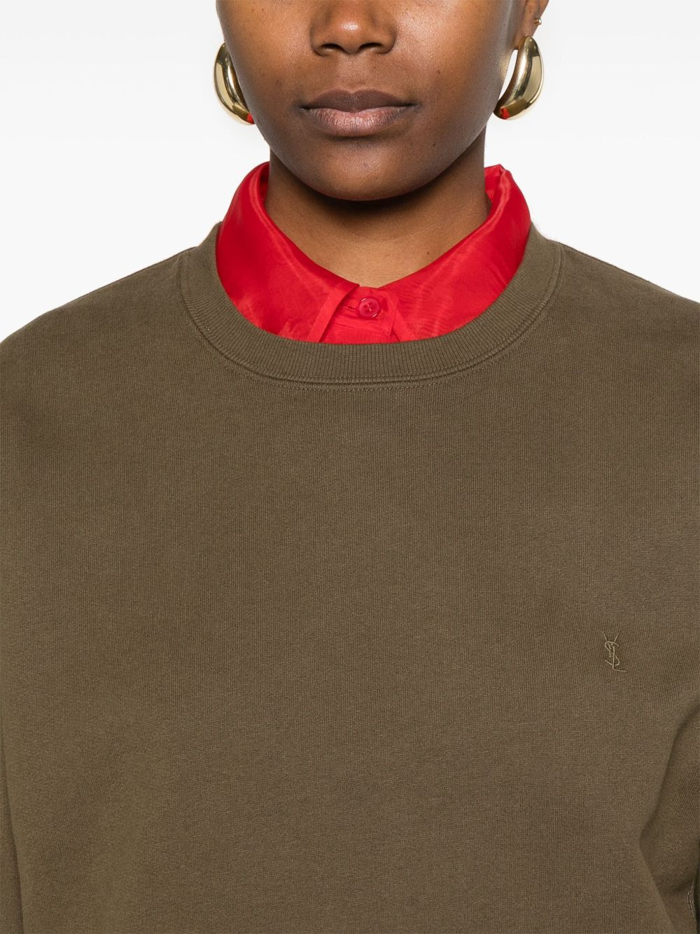 Cassandre-embroidered sweatshirt - 5