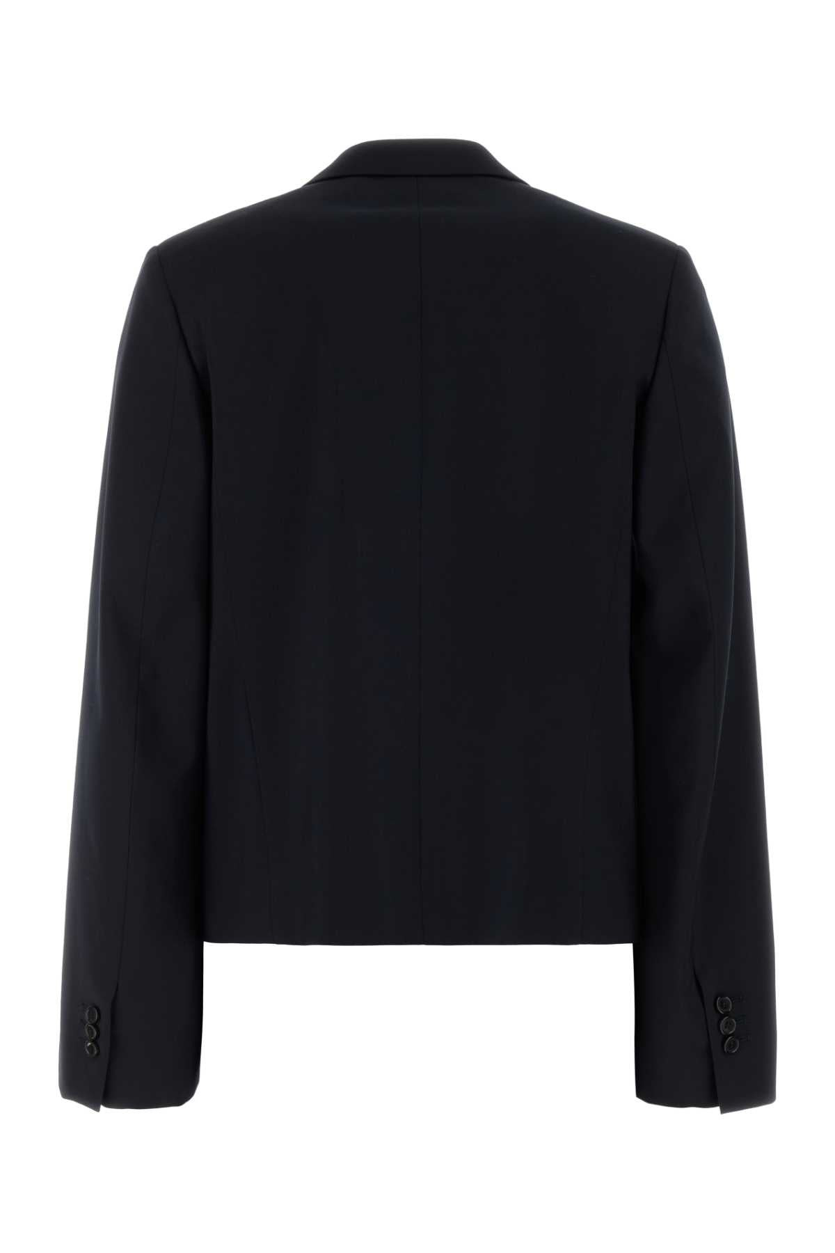 Loewe Women Grey Wool Blazer - 4