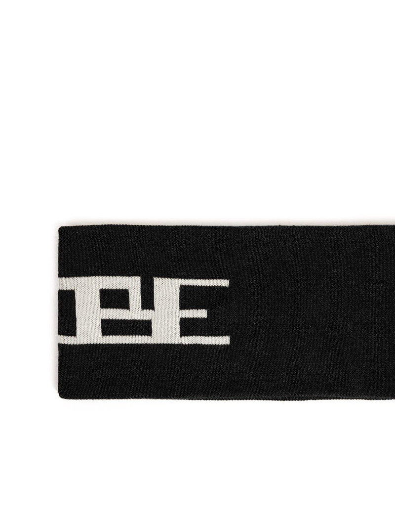 Rick Owens slogan-print headband outlook