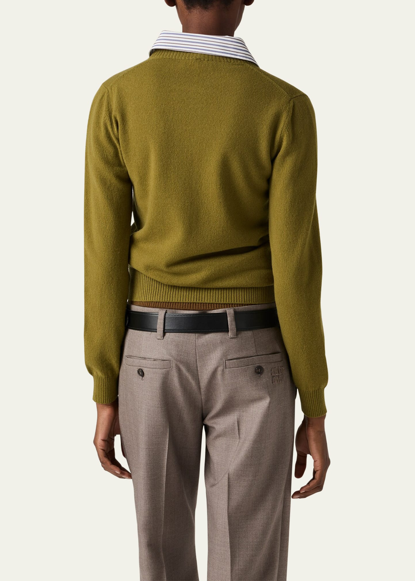 Collared Cashmere Cardigan - 3