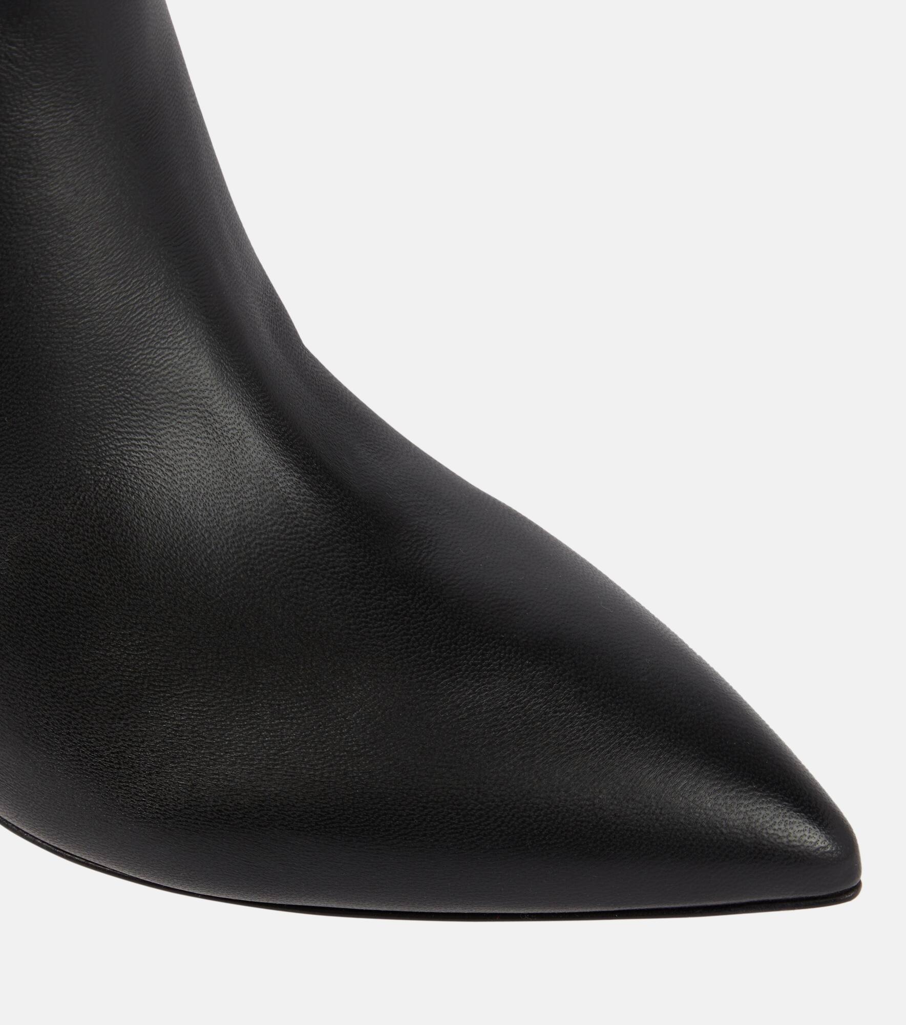 Leather knee-high boots - 5