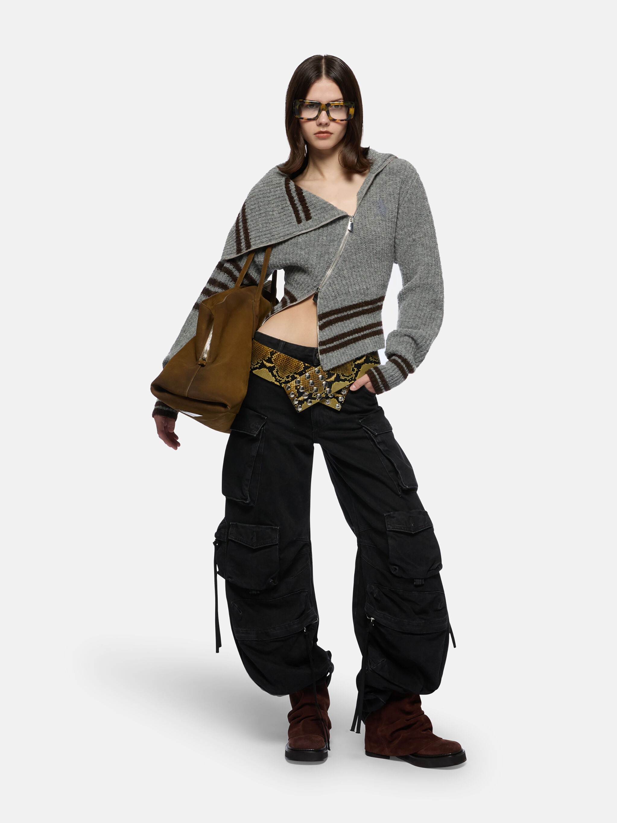 ''FERN'' BLACK LONG PANTS - 4