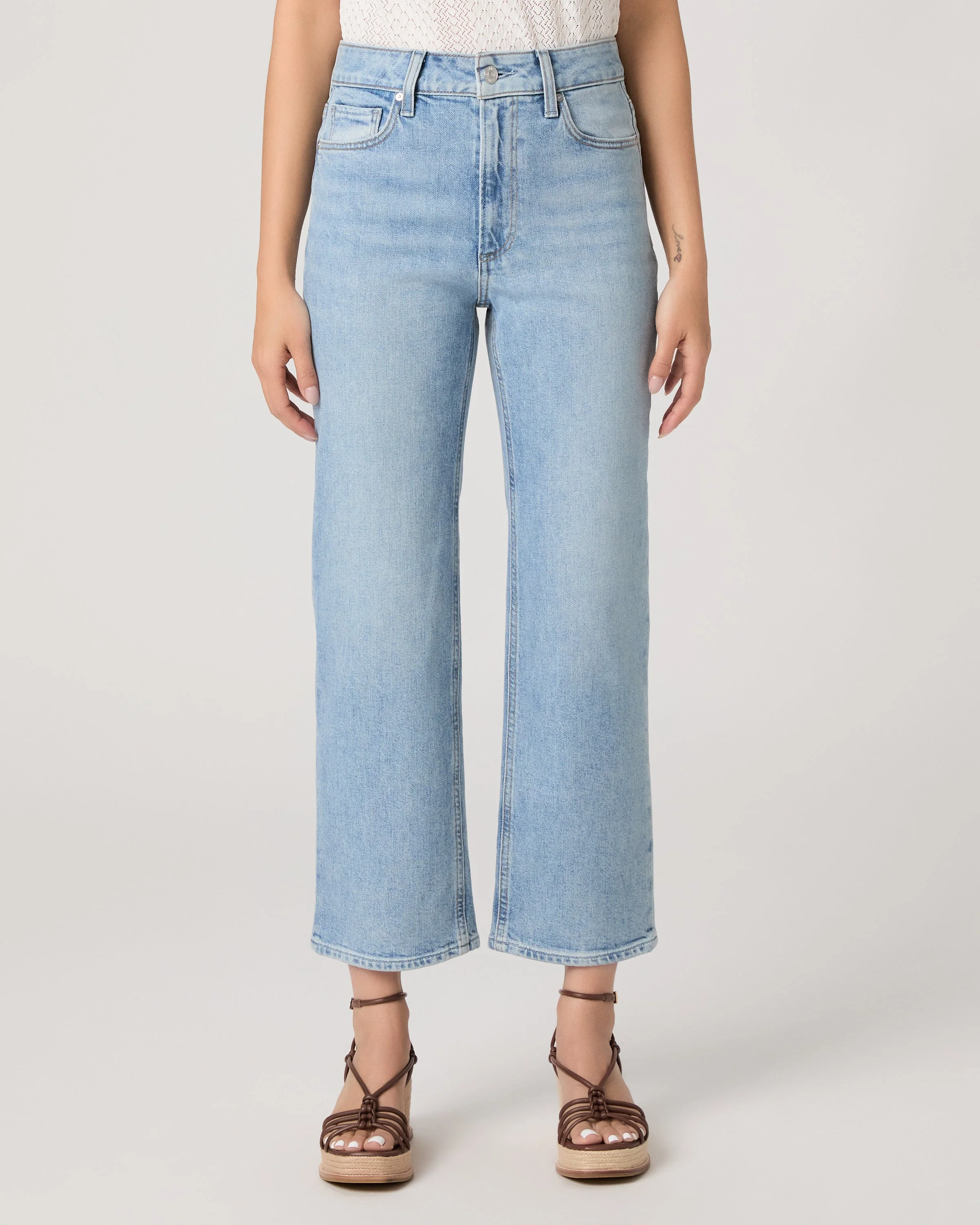 Stevie Ankle Petite Straight Jean - 1
