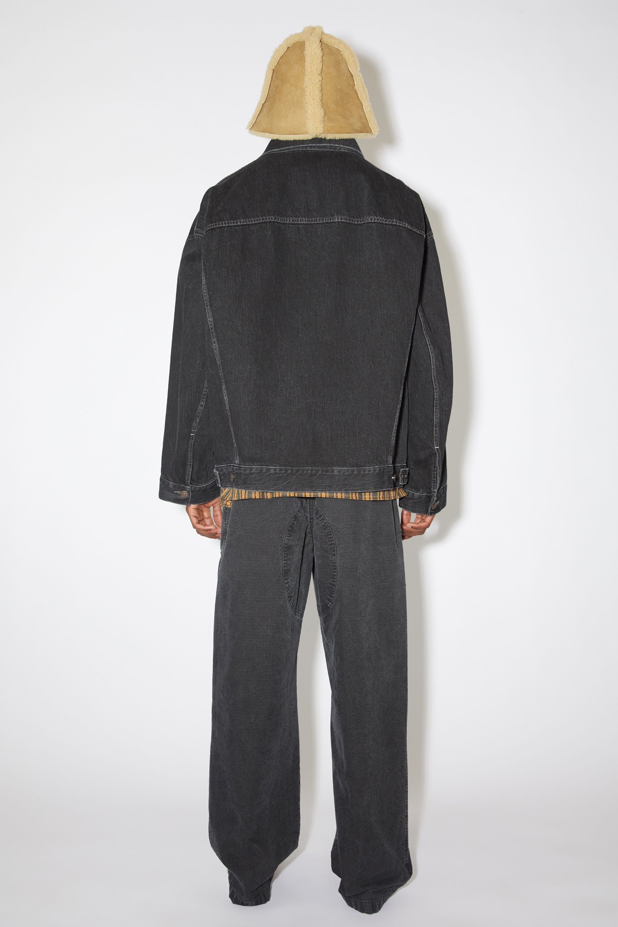 Denim jacket - Oversized unisex fit - Black - 3