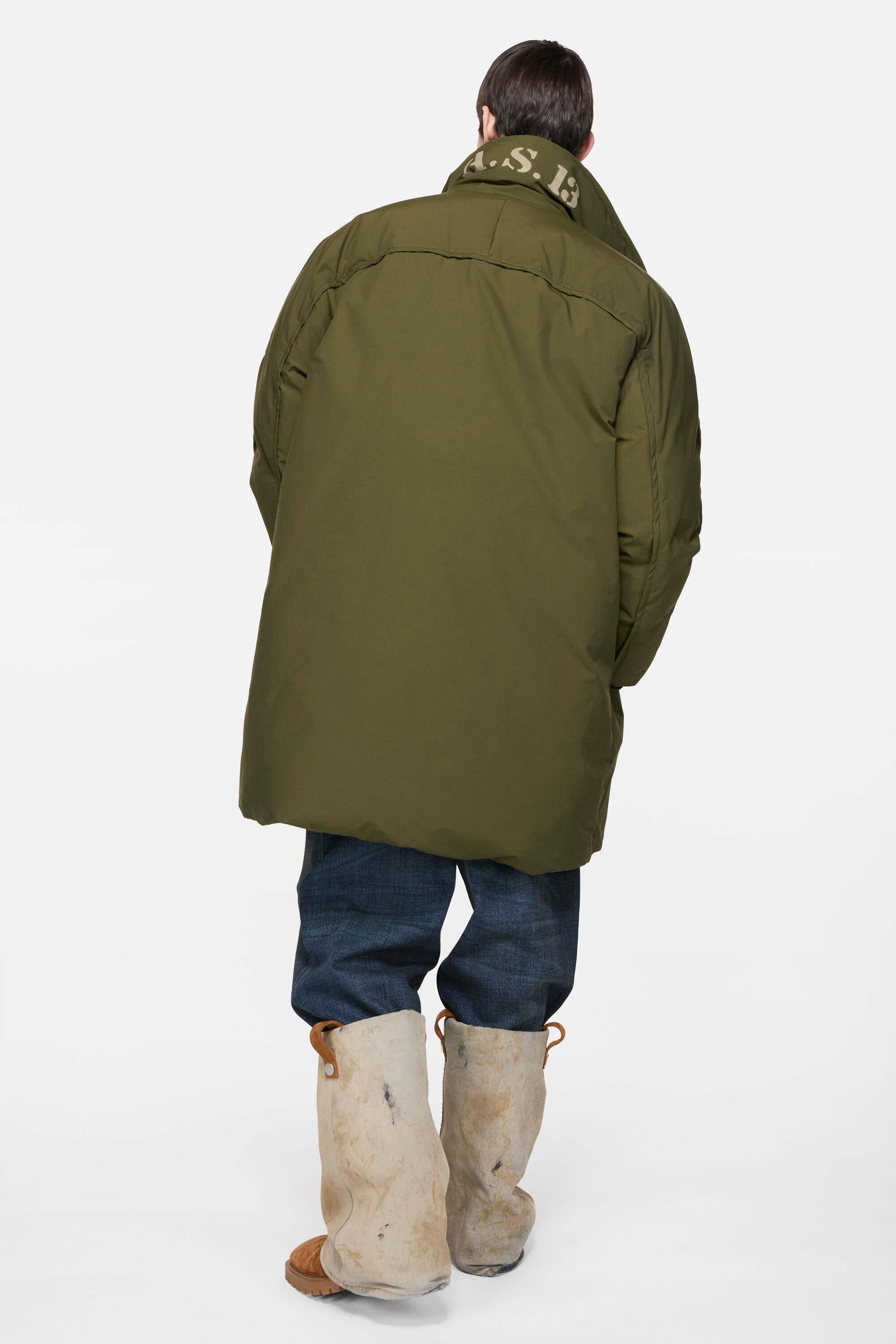 Down jacket - Khaki green - 3