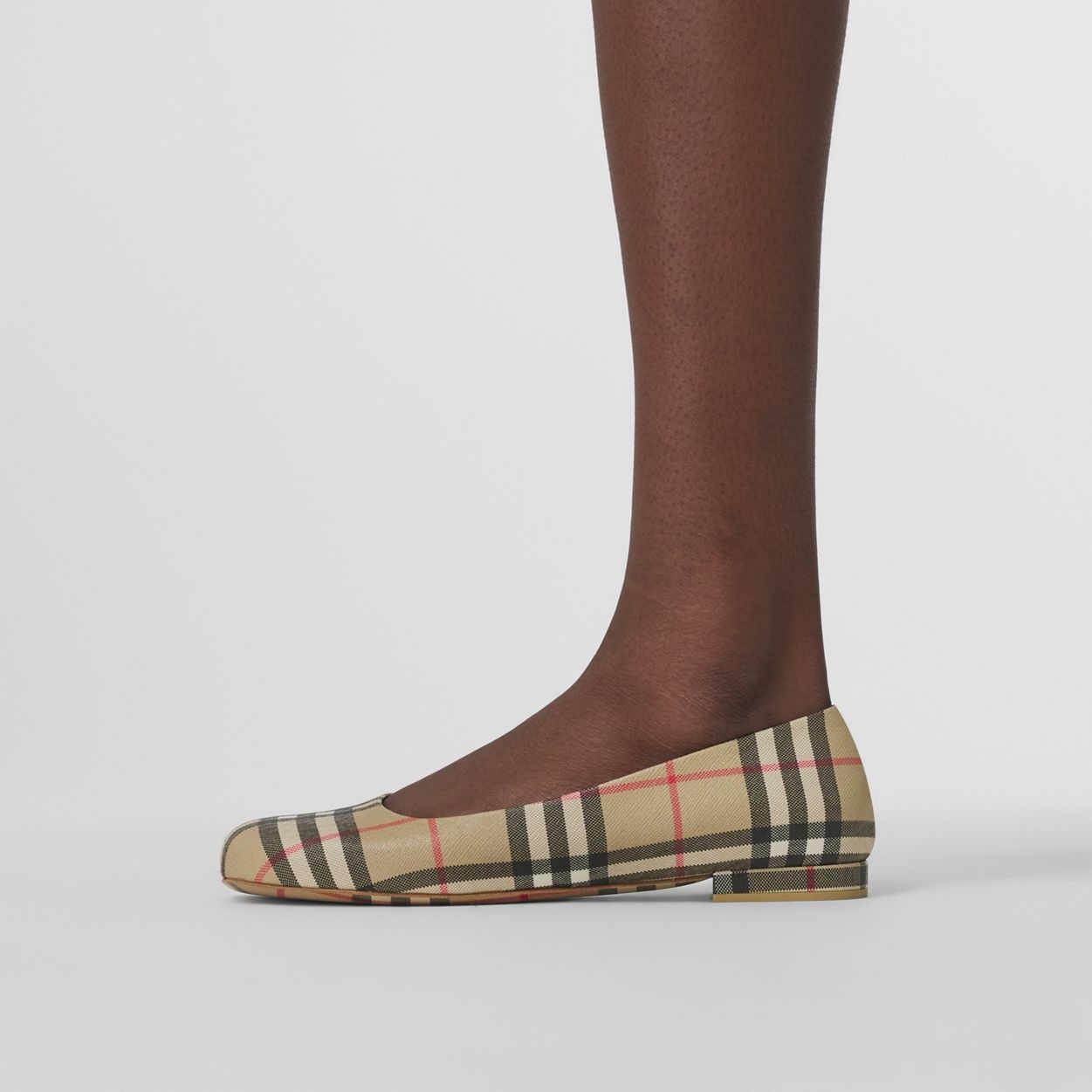 Vintage Check Ballerinas - 3