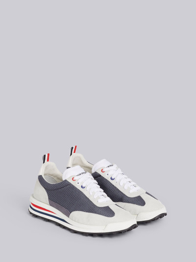 Thom Browne Dark Grey Nylon Tech Runner outlook