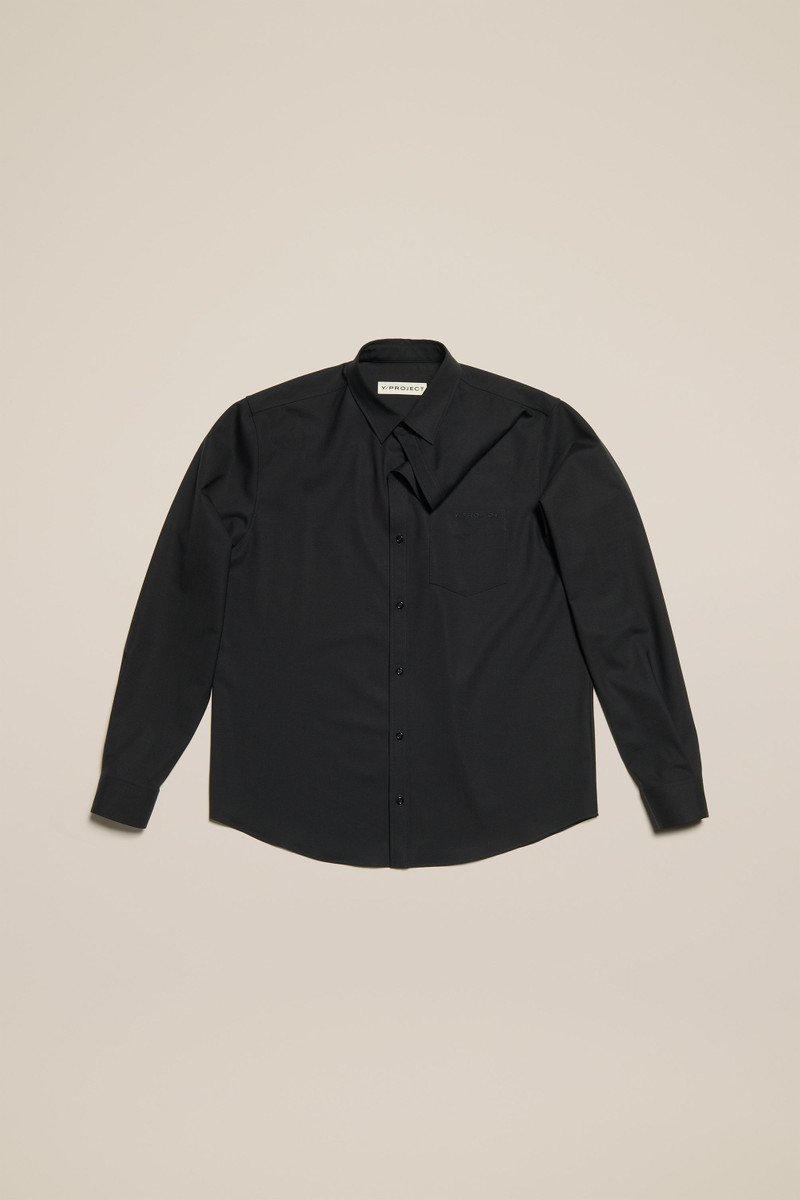 Classic Asymmetric Collar Shirt 1