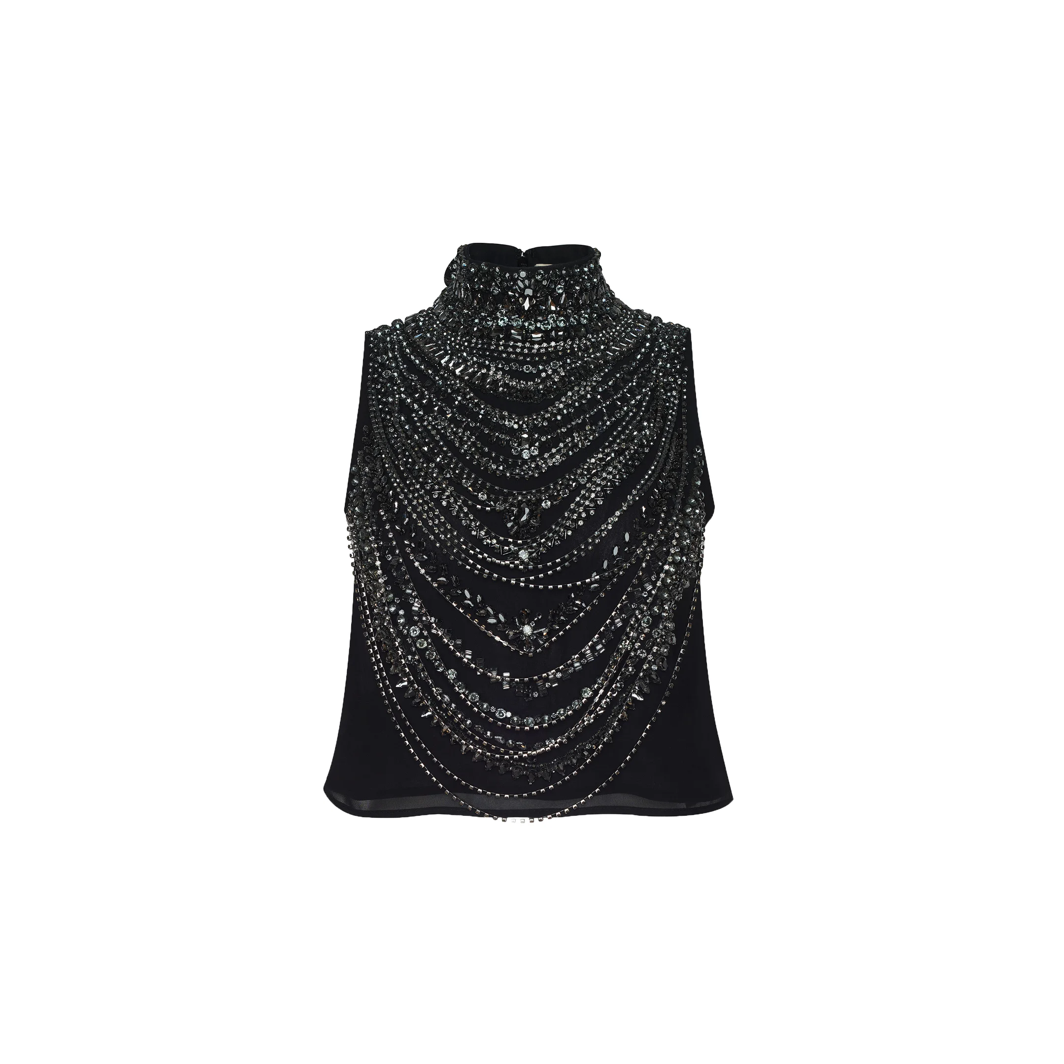 Yun Draped Crystal Tank - 1