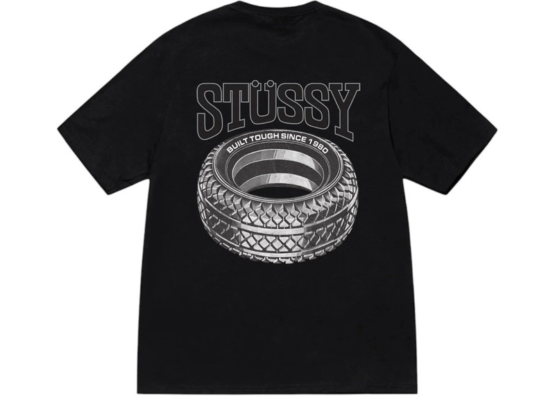 Stüssy Stussy Tough Tread Tee Black outlook