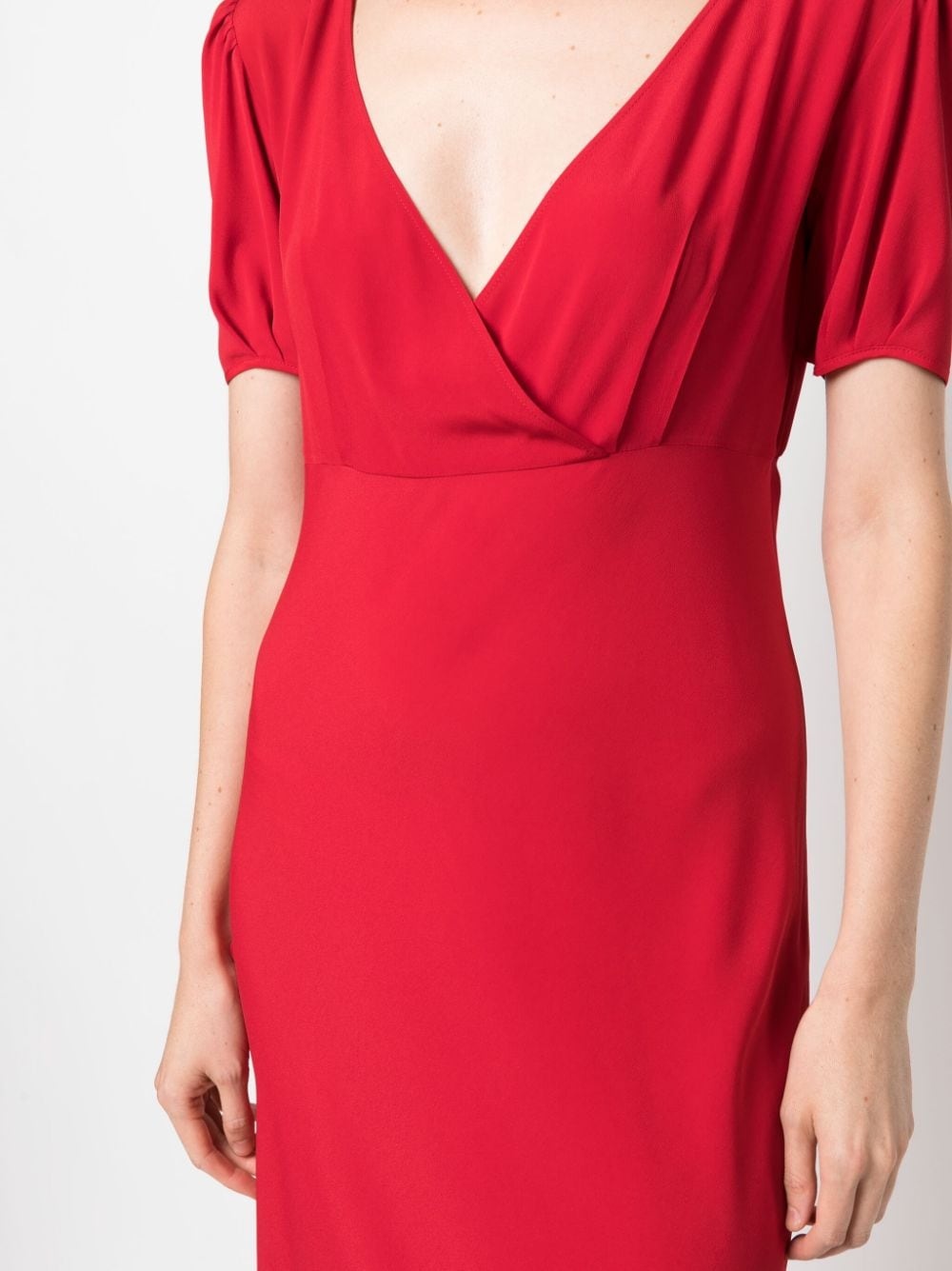 V-neck midi dress - 7