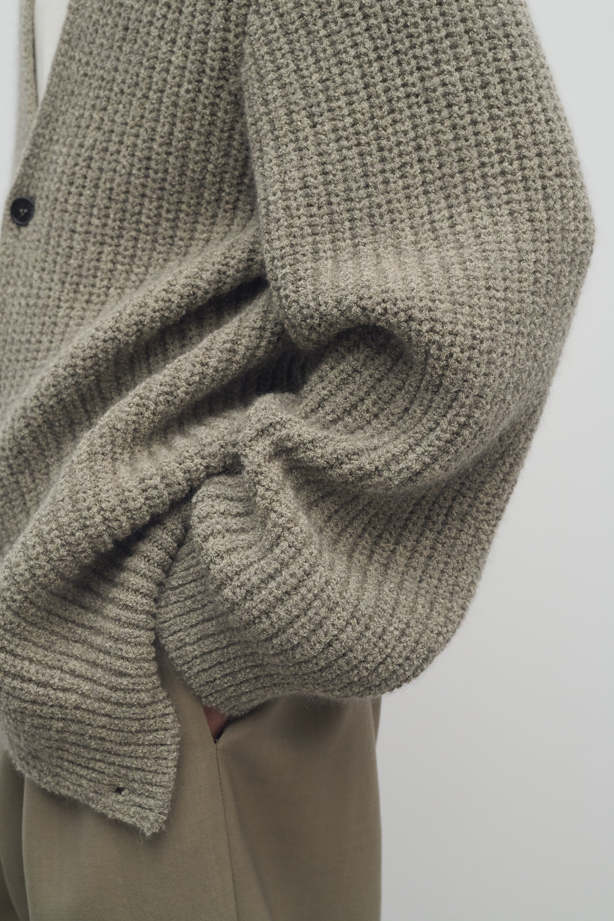 Gert Cardigan in Mohair and Silk - 6