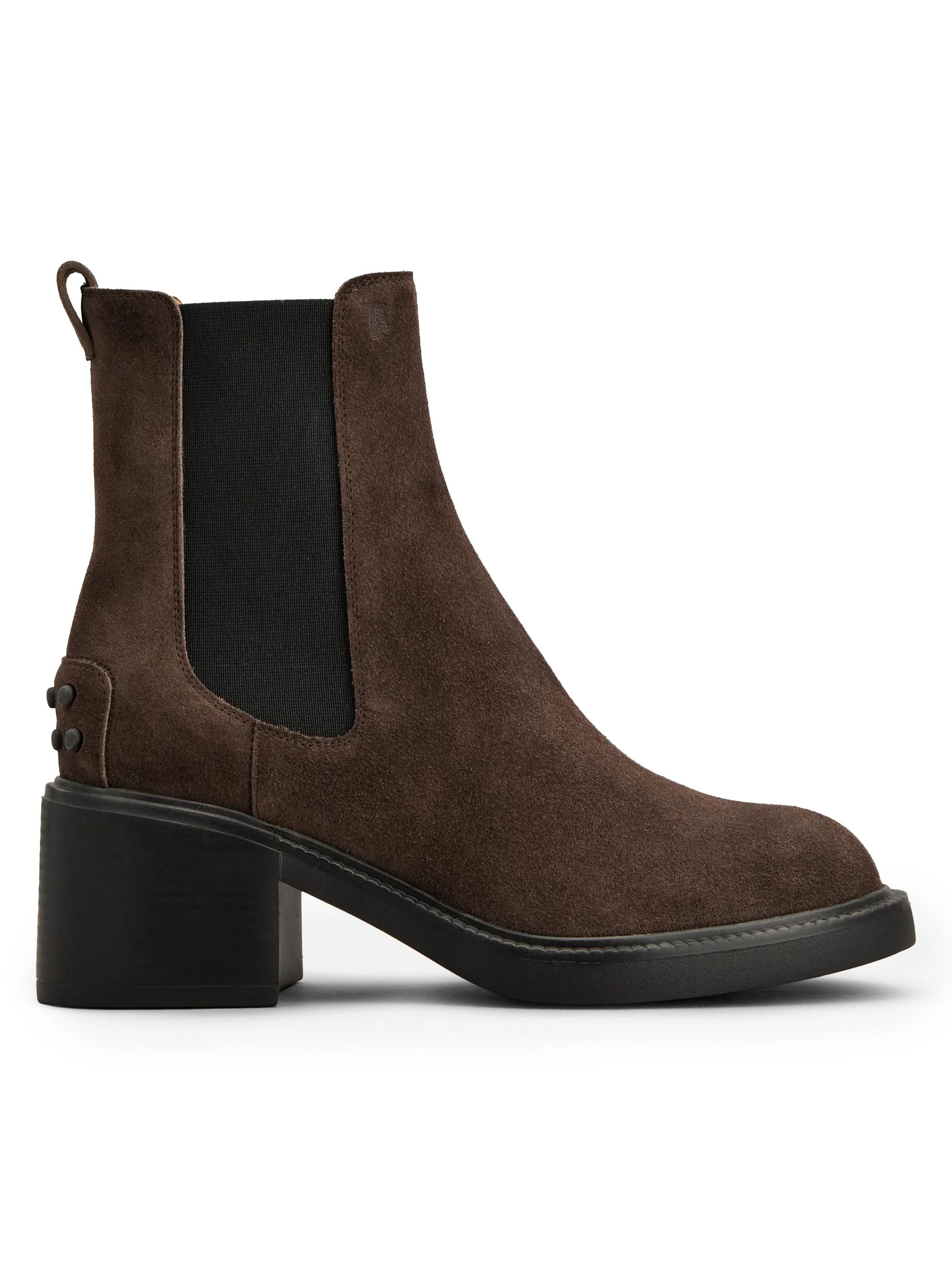 Women's Suede Chelsea Boots - Palissandro - 1