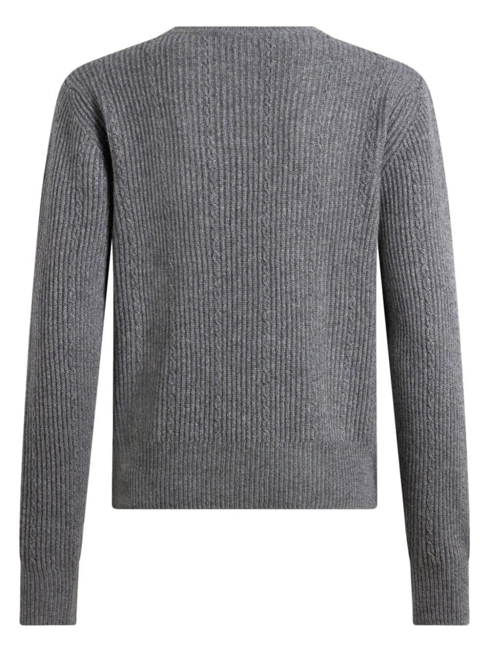 ribbed-knit jumper - 6