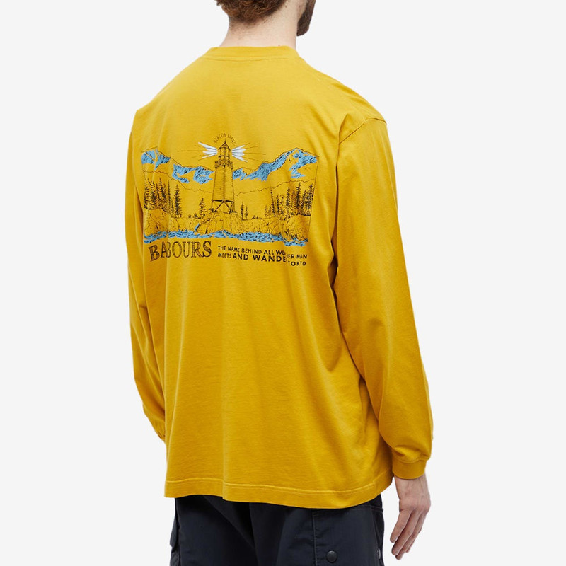 Barbour x and wander Long Sleeve T-Shirt 3