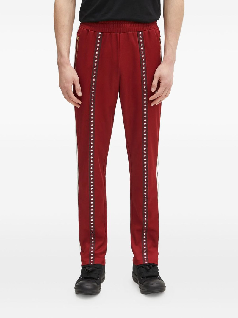 embellished striped track pants 1