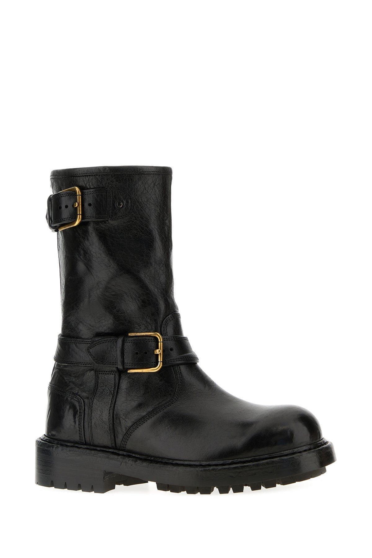 Black leather Bernini boots - 2
