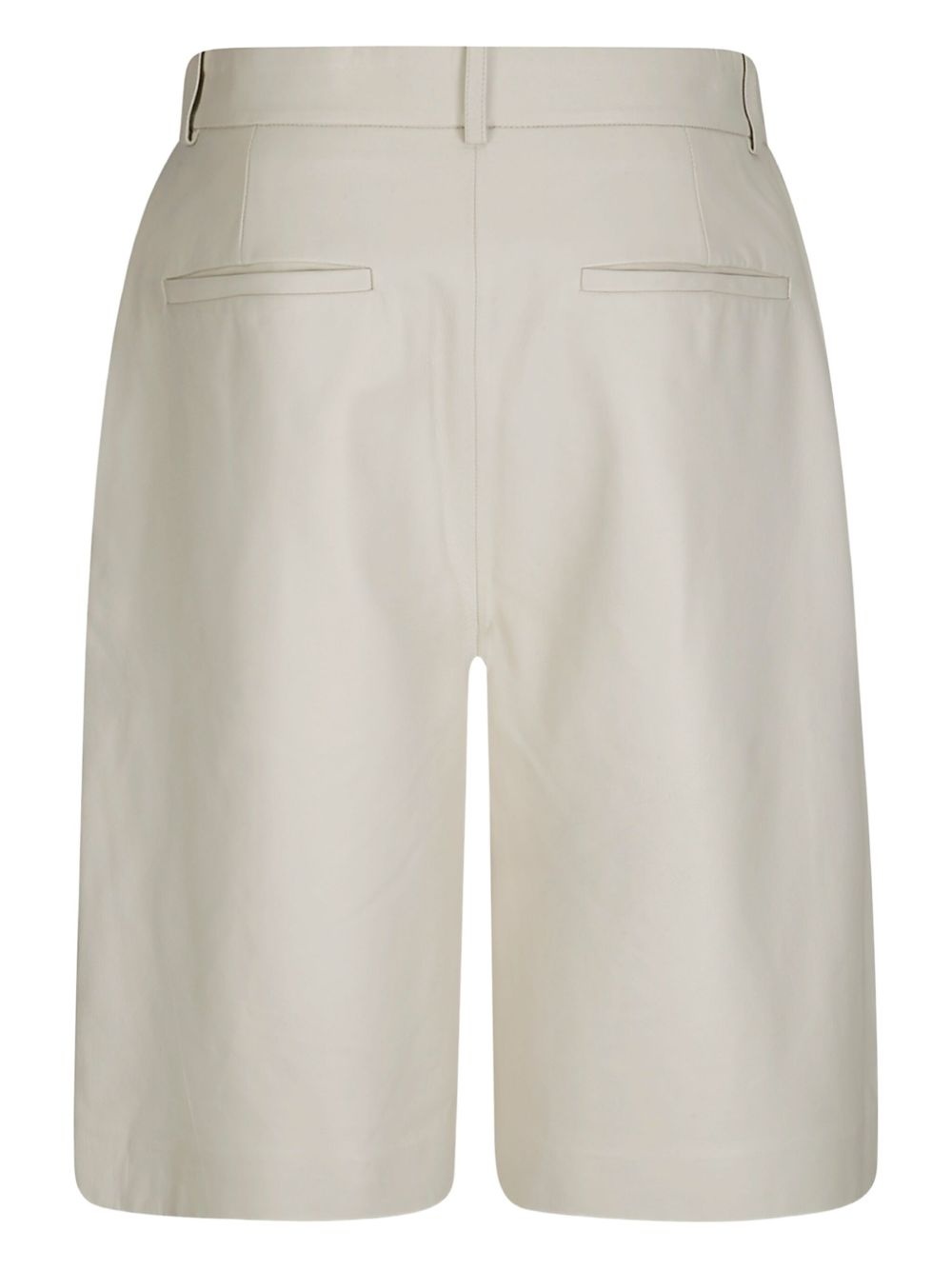 dart-detail tailored shorts - 2