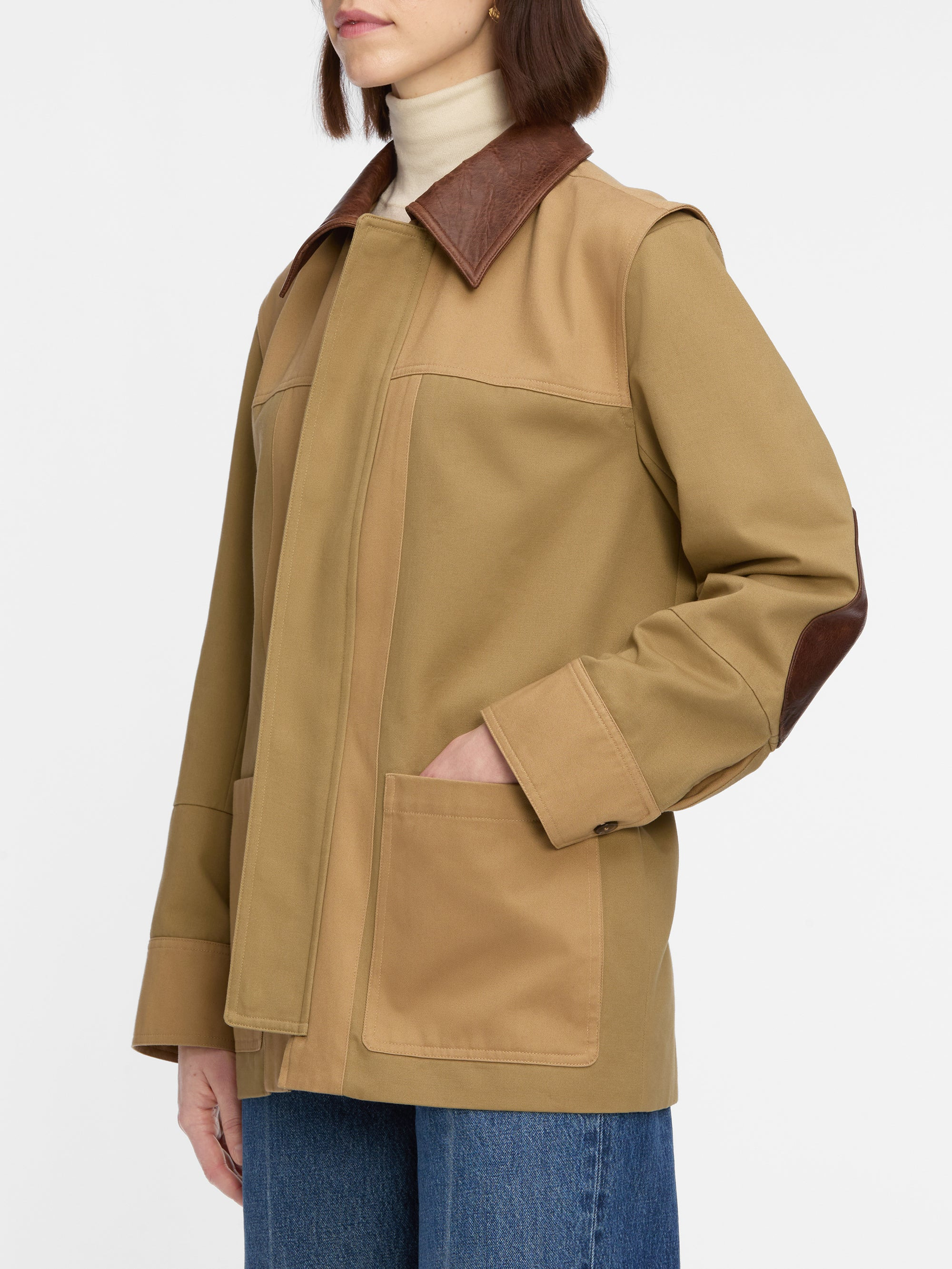 The Chore Jacket in Khaki - 5