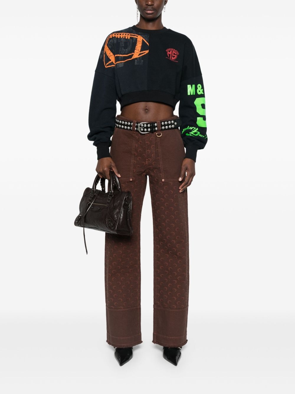 cropped sweatshirt - 2