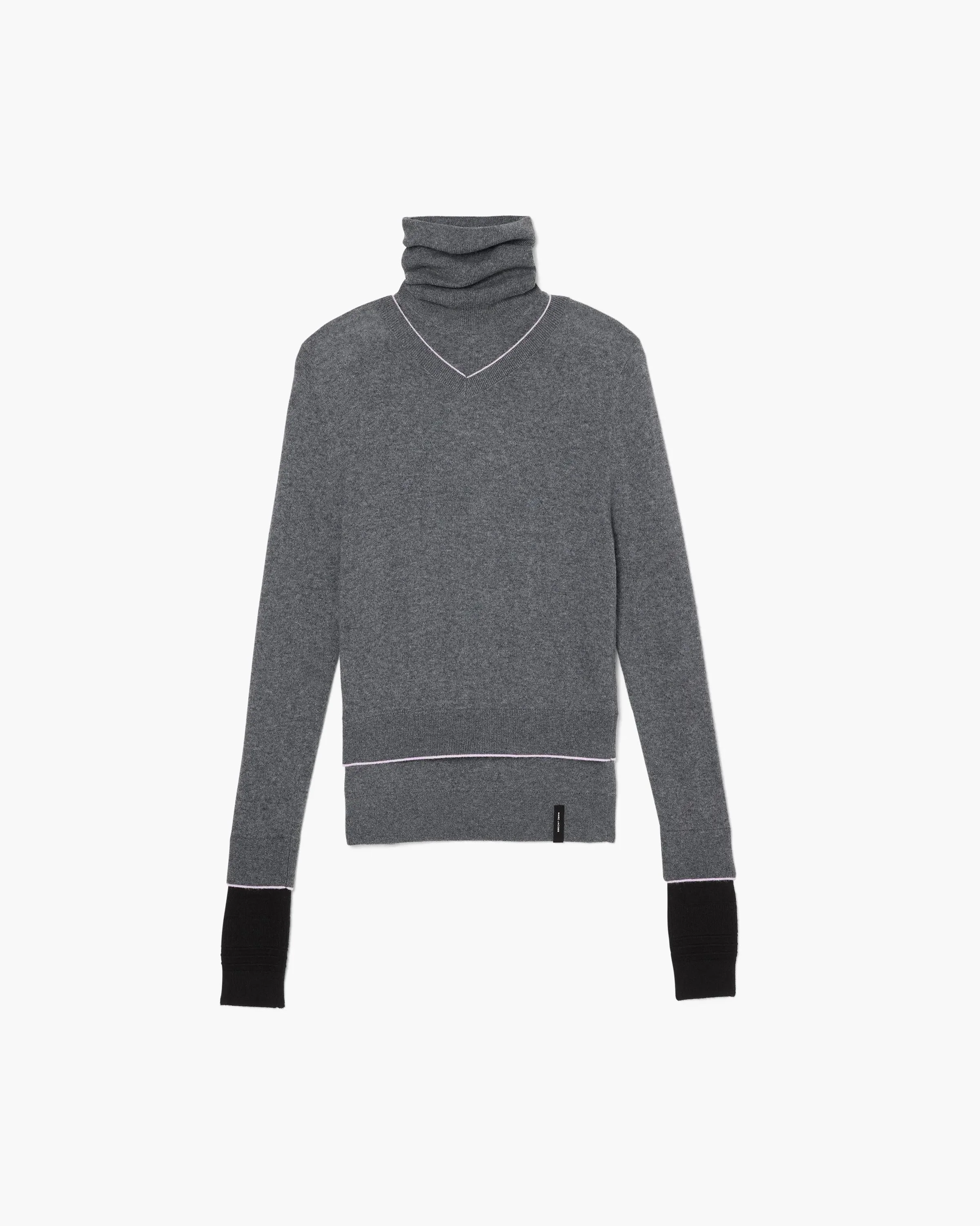 LAYERED TURTLENECK SWEATER - 1