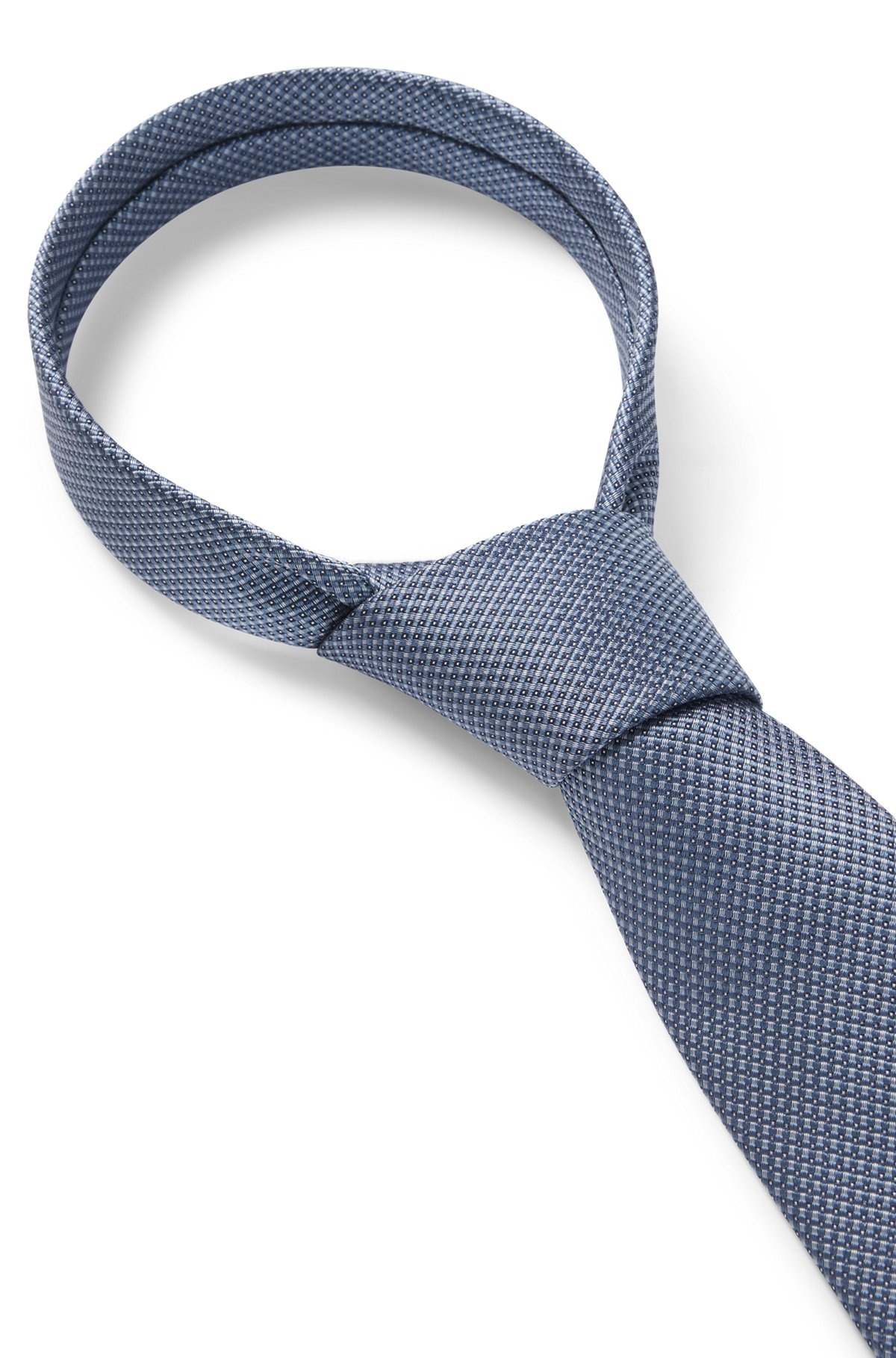 SILK-BLEND TIE WITH JACQUARD PATTERN - 6