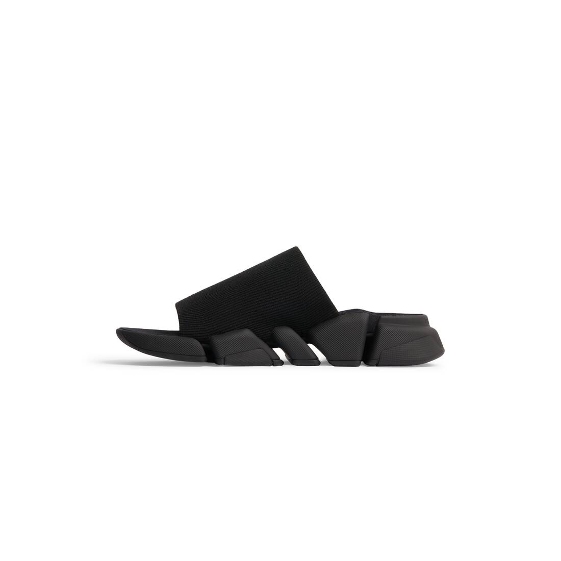 Men's Speed 2.0 Recycled Knit Slide Sandal in Black - 4