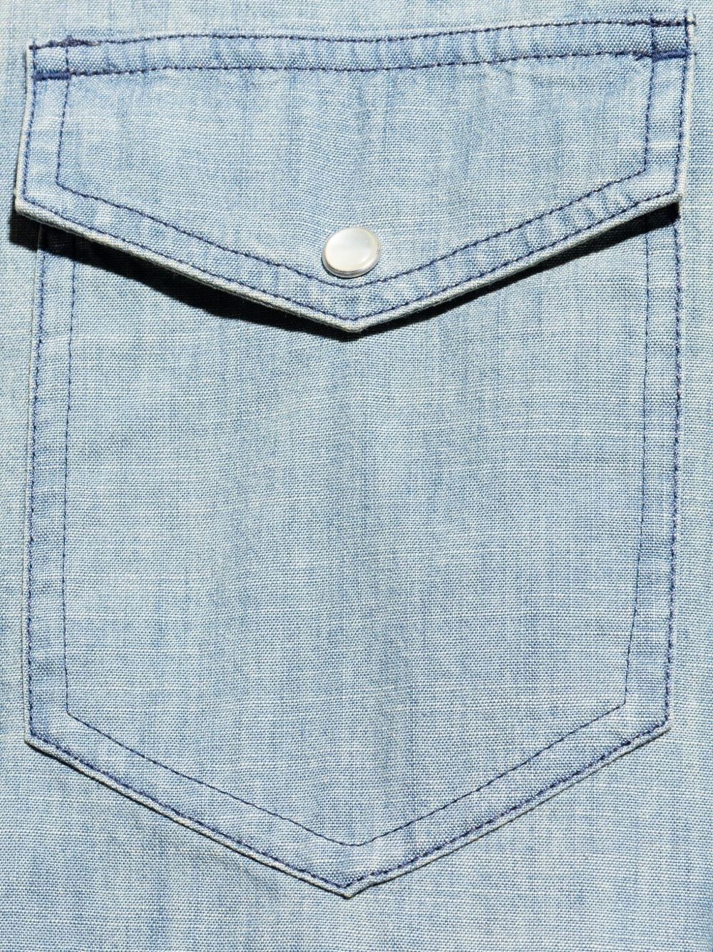 double-pocket cotton shirt - 5